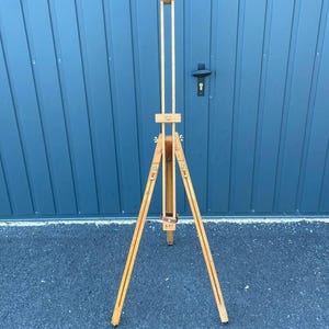ABC Art Stand (Wooden Tripod Easel) - Adjustable Painting Vintage Studio - Great for Camping,Studio and Home