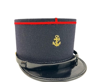 Vintage French Navy Style Kepi – Late 20th Century Ceremonial Officer Cap