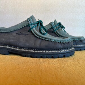 Chaussures Femme Gprio Vintage Noires - Taille UK 7, Cuir, Talons Plats