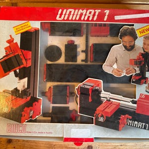 Vintage Unimat 1 Classic 6-in-1 Mini Workshop | Lathe, Jigsaw, Sander, Drill – Model Making Tool Set