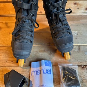 Vintage Oxygen Runner Roller Blades - Gently Used, Minor Scuffs - Unisex Size 41 - Free Shipping USA (UPS Express, 2–5 Days, DDP Paid)