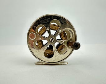Antique Meisselbach Expert Reel 1886 / 1889 Patent – Victorian Fly Fishing Tackle – 19th Century Collectible