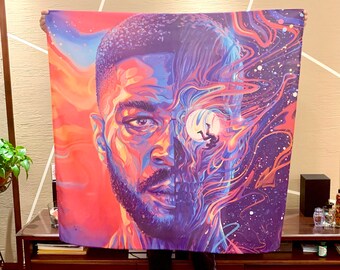 Kid Cudi Banner Etsy