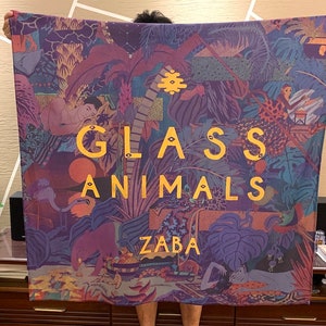 Glass Animals Zaba Album Cover Large Banner 40x40, English Alternative Group Glass Animals Wall Decor Zaba