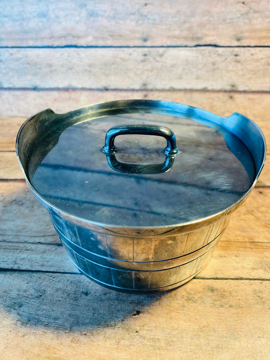 Gorham Silver Plated Bucket, Gorham EP YCR48, Silver Plated Bucket With