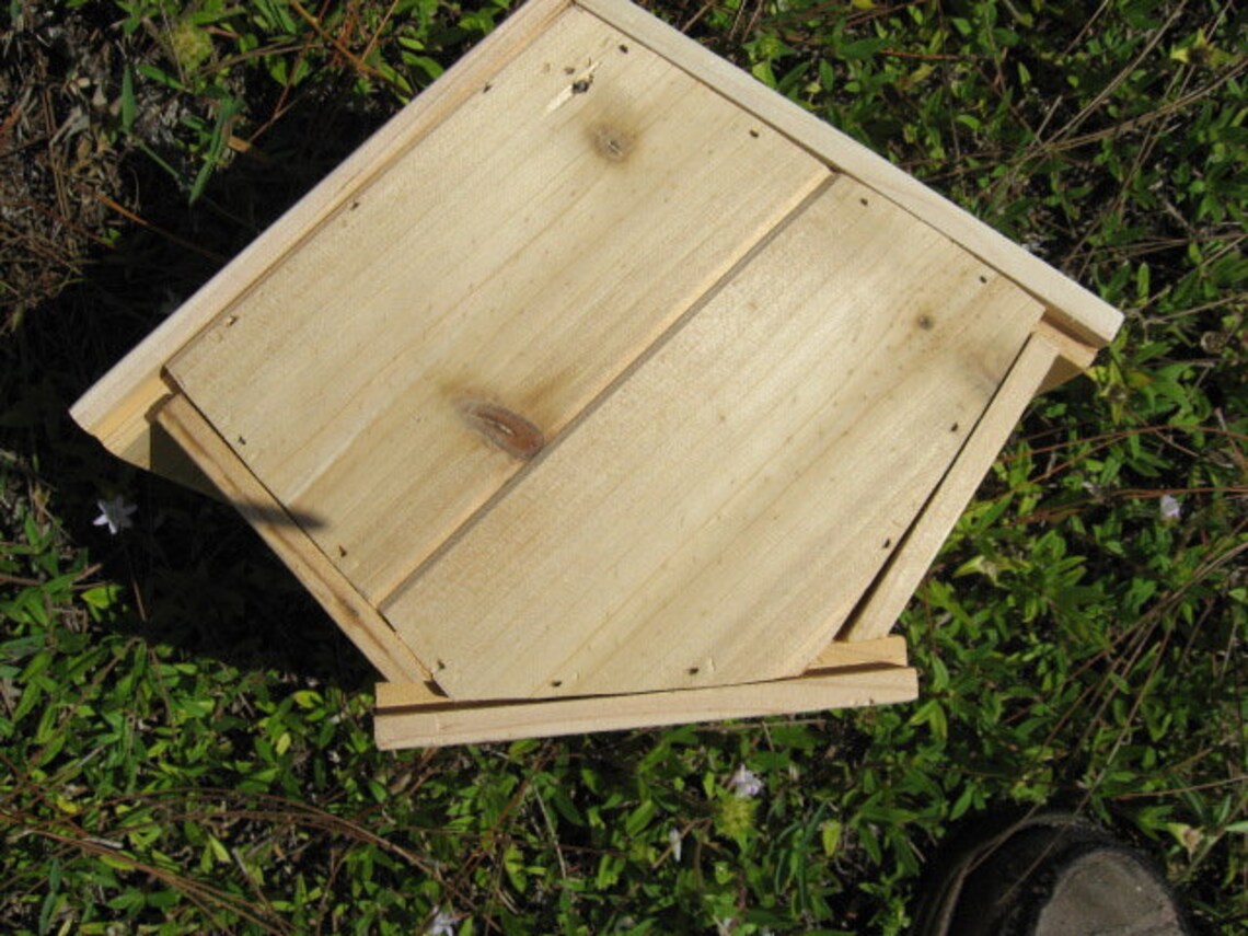 Dove solid cedar birdhouse nesting box for Mourning Doves Etsy