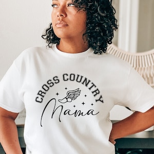 Cross Country Mama Tshirt Design SVG PNG PDF Track Mom svg Runner Shirt svg Cross Country treffen svg Geschenk für Track Mom Track Mom Zitat