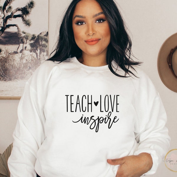 Teach Love Inspire SVG PNG PDF        Teacher Appreciation svg        Teacher Quotes Svg        Teacher Life Svg