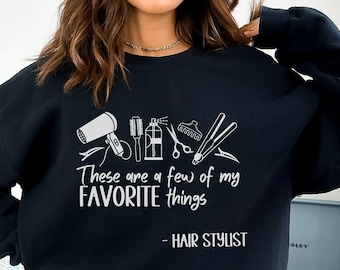 Coiffeur Tshirt svg png Coiffeur svg Ce sont quelques-unes de mes choses préférées Coiffeur Cadeau Coiffeur Cadeau PNG Esthéticienne Svg