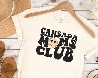 Cansada Moms Club SVG PNG PDF      Dia de las madres      Mother's Day Svg Png      Retro Moms Club         Mom Shirt Svg       Spanglish