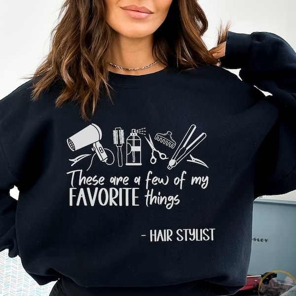 Hairstylist Tshirt svg png  Hairdresser svg  These are a few of my favorite things  Hairstylist Gift  Hairdresser Gift  PNG Beautician Svg