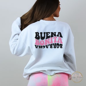 Buena Bonita Borracha T-shirt Design SVG PNG PDF  Latina svg   Mexican  Latina Shirt svg   Spanish Quote  Latina png  Latina Shirt Digital