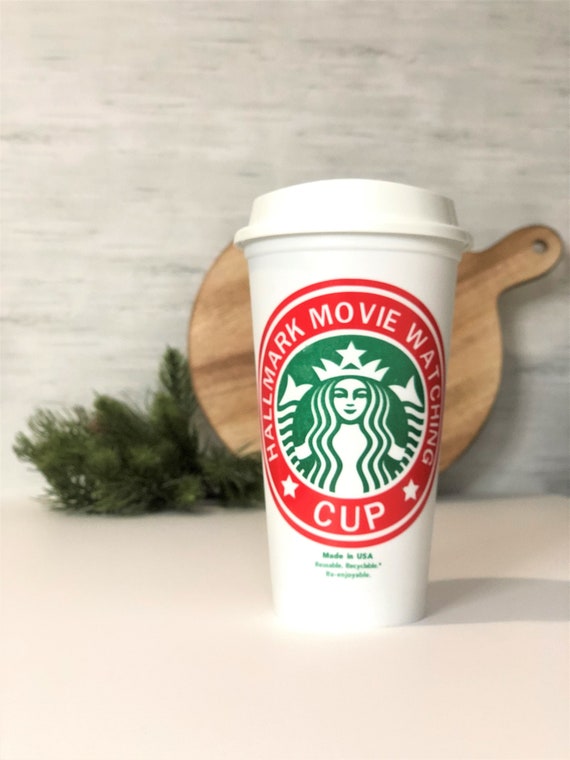Reusable Coffee Cups with Lids, Reusable Coffee Cup, Christmas