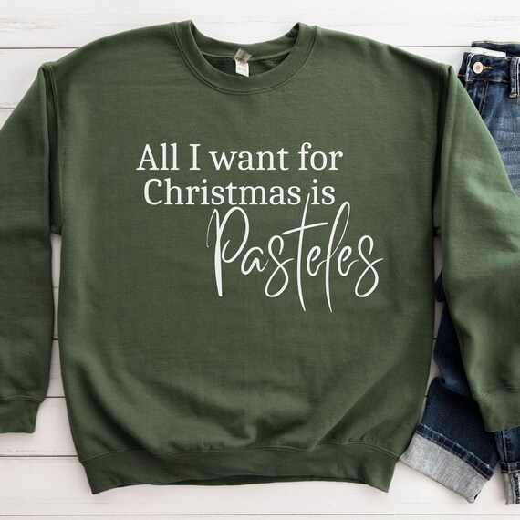 Pasteles Sweatshirt png  Pasteles  Spanish Christmas Png  Feliz Navidad Latina Spanglish Boricua Spanish Christmas PNG Spanish shirt for mom
