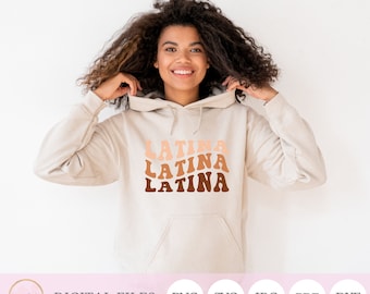 Retro Latina SVG          Latina PNG          Latina Shirt Digital           Latina Retro Instant Download        Spanish png