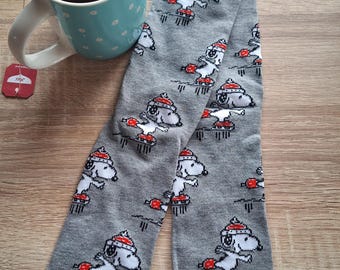 Snoopy skating socks