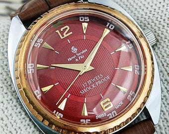 Montre Mécanique Vintage Pour Femme Medana Plaquée Or - 17 Rubis - Pour Réparations Ou Collection