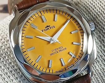 ヴィンテージ 腕時計 FORTIS 機械式 手巻き メンズ腕時計
