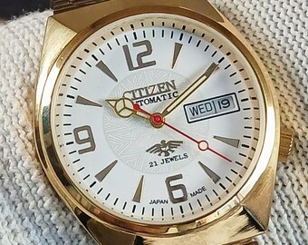 Men's Vintage 18K Gold Electroplated Raymond Weil Geneve