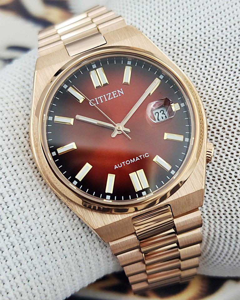 Citizen Tsuyosa NJ0153-82X Automatic Watch – 40mm Sunray Red Dial