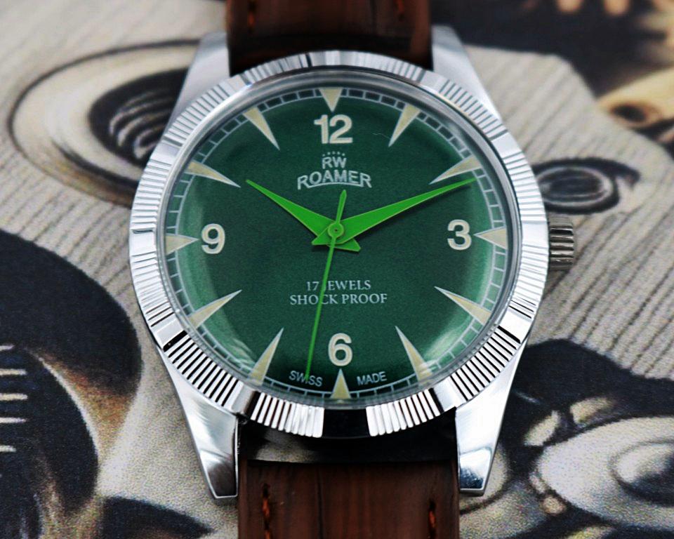 Vintage Roamer Swiss Made Hand-winding Mechanical Men's Watch