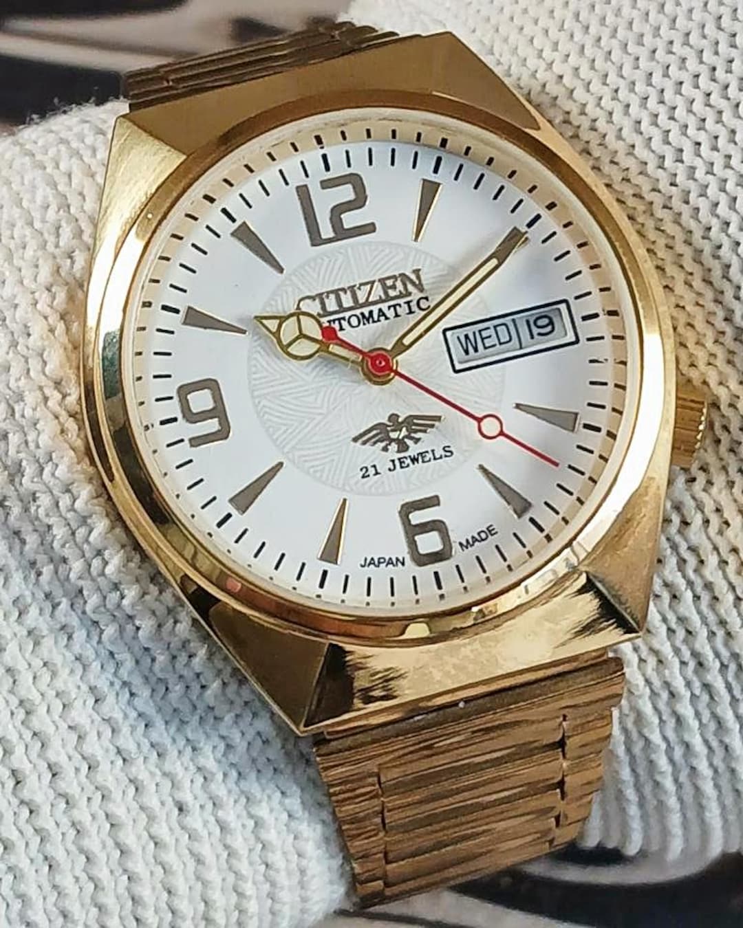Vintage Refurbished Citizen Eagle 7 Automatic Japan Mens