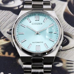Citizen Tsuyosa NJ0151-88M Automatic Watch – 40mm Blue Dial | Sapphire Crystal | Stainless Steel | Unused No Box Papers image 4