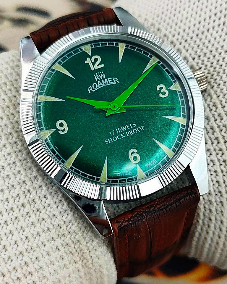 Vintage Roamer Swiss Made Hand-winding Mechanical Men's Watch