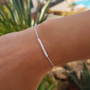 White String Surfer Bracelet For Men White Thread Bracelet Kabbalah Bracelet Evil Eye Bracelet Red String Bracelet Men Blue Jewelry Vegan