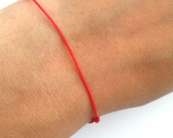 Bracciale con cordino rosso Bracciale Kabbalah Bracciale da surfista Bracciale con protezione per bambini Bracciale con malocchio Bracciale con filo rosso Gioielli da uomo