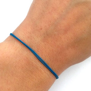 Men Blue String Surfer Bracelet Blue Thread Bracelet Kabbalah Bracelet Evil Eye Bracelet Men Red String Bracelet Men Blue Jewelry Silk