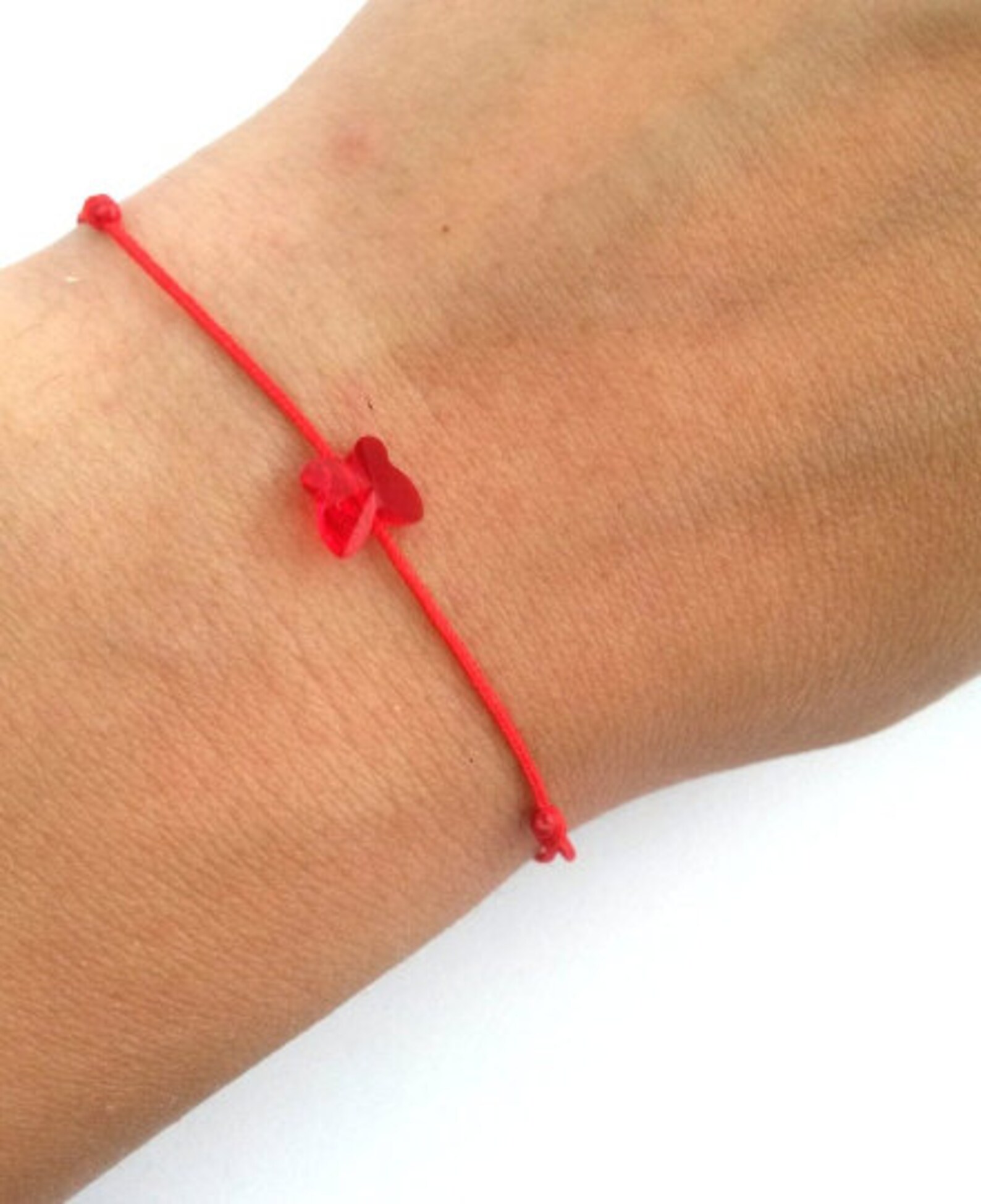 Red String Bracelet Kabbalah Bracelet Butterfly Bracelet Baby Etsy