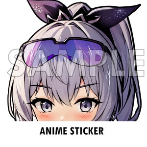 Silver Wolf Honkai Star Rail Sticker: Matte Vinyl Die-Cut Decal