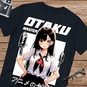 Otaku Anime Master Unisex Ultra Cotton Tee, Cute Graphic T-Shirt, Gift for Anime Lovers, Casual Wear, Birthday Present, Geek Fashion