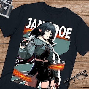 Camiseta Jane Doe Zenless Zone Zero: Camiseta unissex de algodão ultrafino