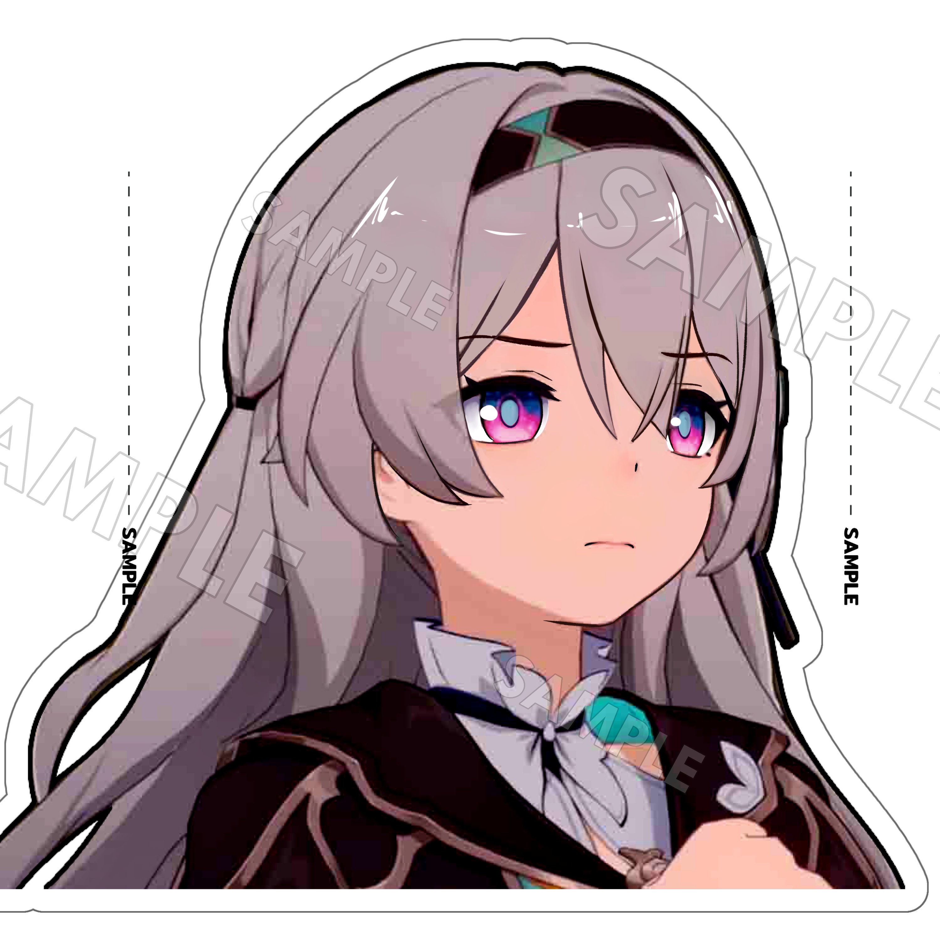 Firefly honkai star rail decals HSR Hotaru Star rail Stickers Die-Cut Stickers