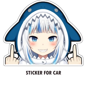 Gawr Gura Stickers Hololive Stickers Fan-Made Die-Cut Stickers