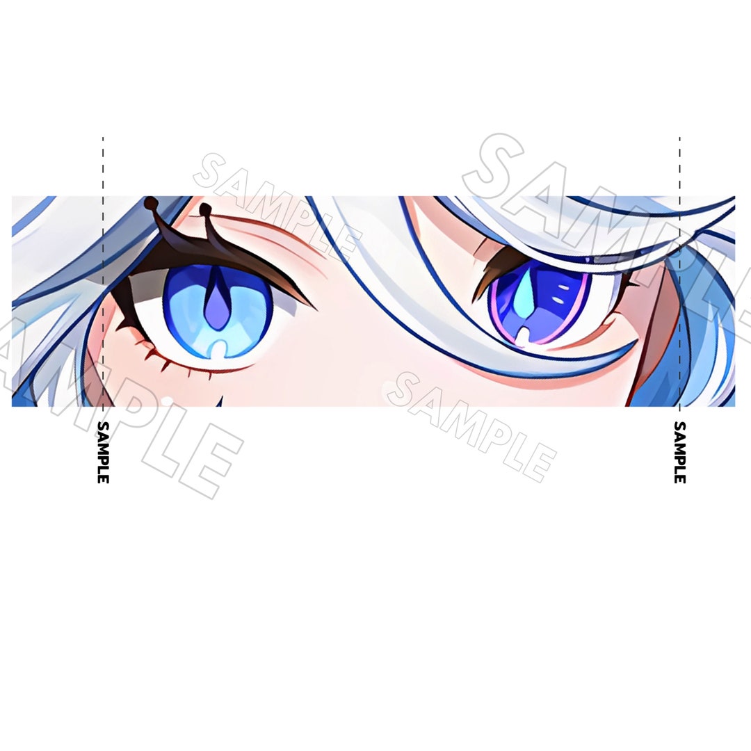 Furina Genshin Impact Eye Sticker Bumper Stickers - Etsy