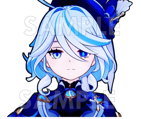Ensemble d'autocollants Furina, Genshin Impact Sticker Ensemble d'autocollants Furina, Genshin Impact Sticker