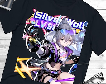 Honkai Star Rail Silverwolf T-shirt: Stellaron Hunter Anime Tee - Etsy