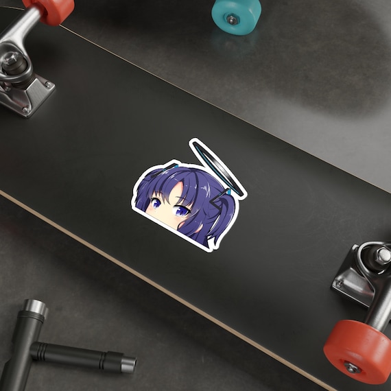 Yuuka Hayase Peeker Sticker: Blue Archive Game Fan Art - Etsy