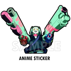 Rebecca Cyberpunk Edgerunners Anime Sticker - Die-Cut Vinyl