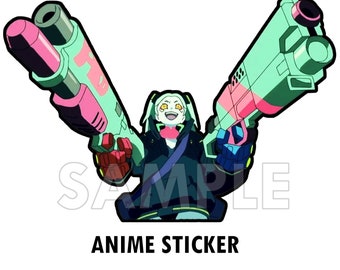 Rebecca Cyberpunk Edgerunners Anime Sticker - Die-Cut Vinyl