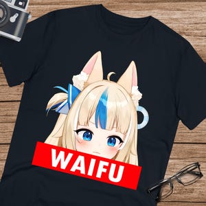 Camiseta Sameko Saba Waifu: Camiseta unissex fã de anime