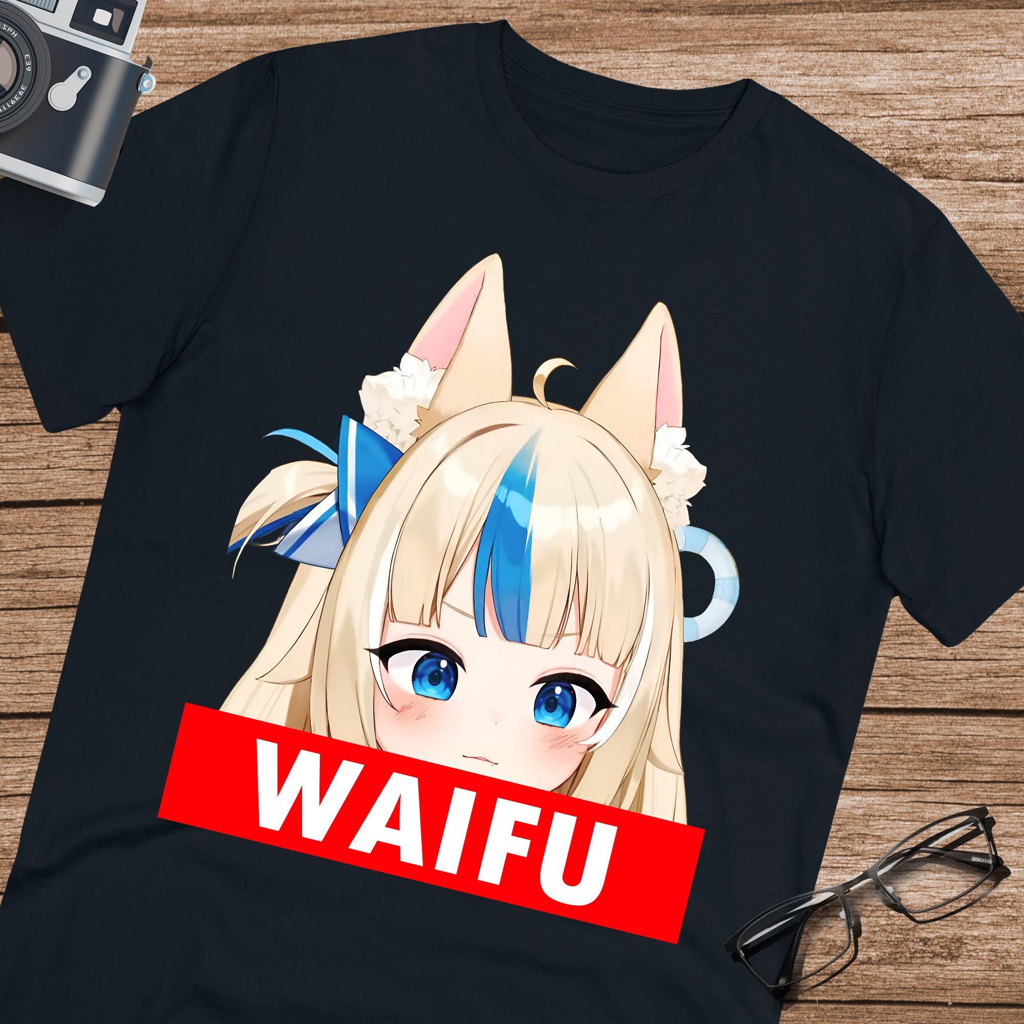 Sameko Saba Waifu T-Shirt: Anime Fan Unisex Tee