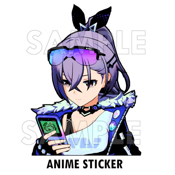 honkai star rail silver wolf Sticker Die-Cut Stickers