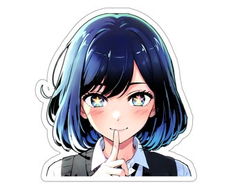 Oshi no ko akane Stickers Fanart Akane Oshi Anime Akane Kurokawa Oshi no ko Shirt Sticker Die-Cut Stickers