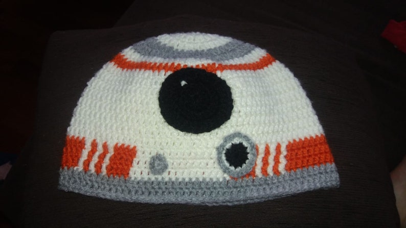 r2d2 crochet hat