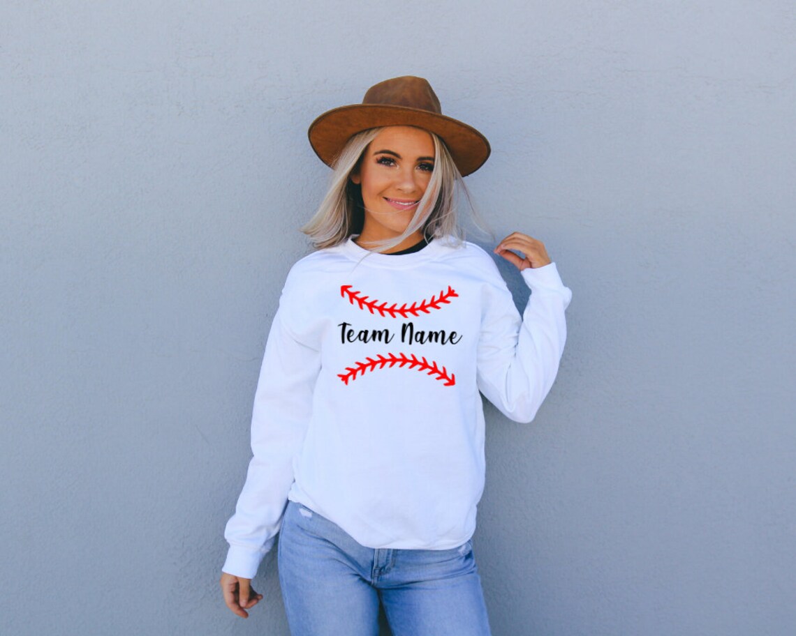 Baseball Sweater for Woman Baseball Mom Sweater Game Day Etsy