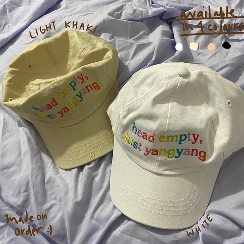 Head Empty Just Yangyang Embroidered Dad Cap